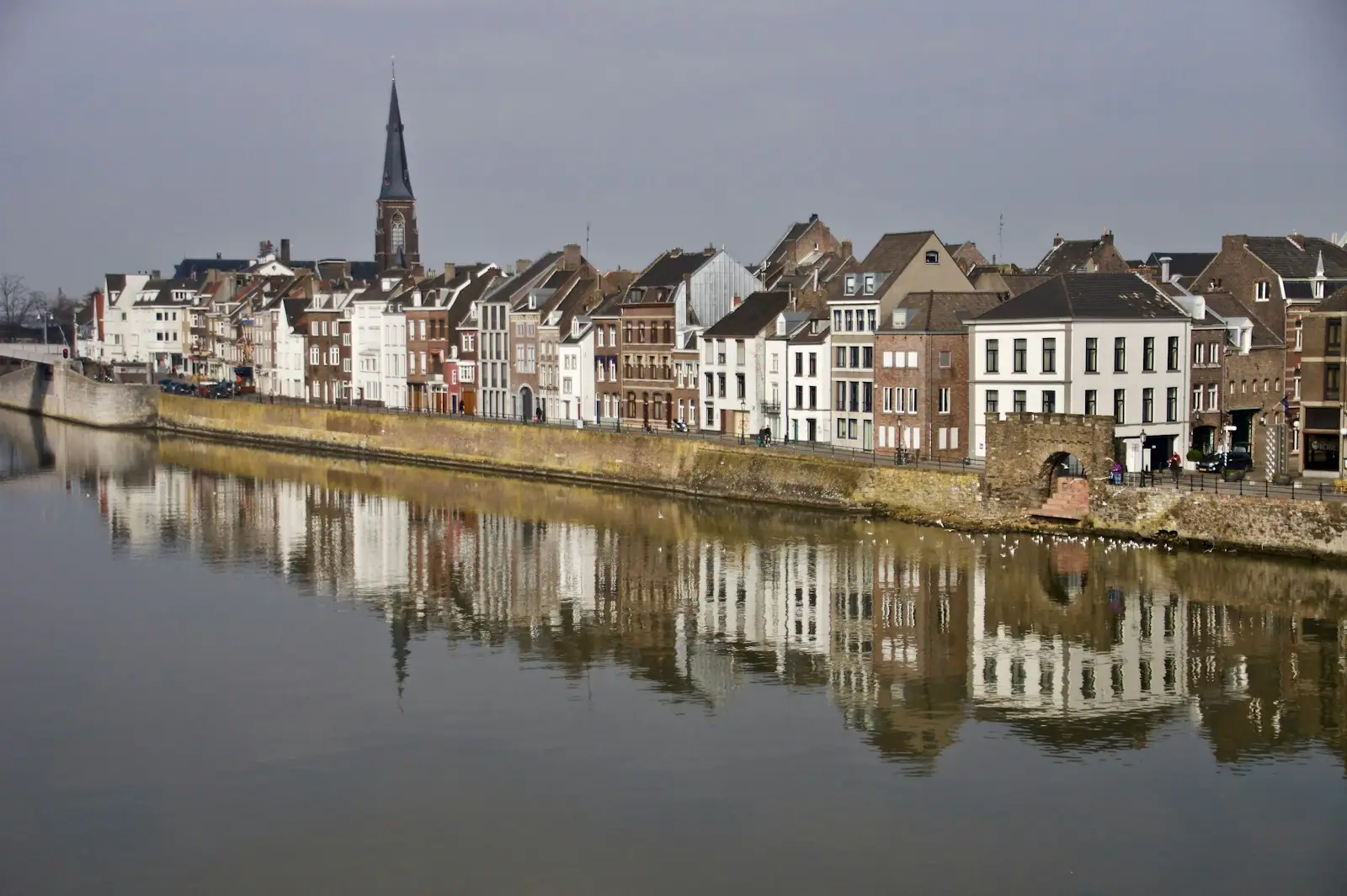 White and brown houses